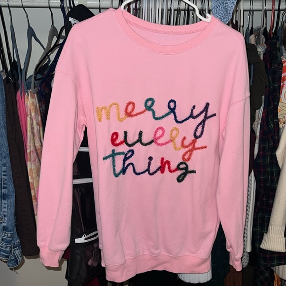 Merry Everything Christmas Sweater - Picture 1 of 2